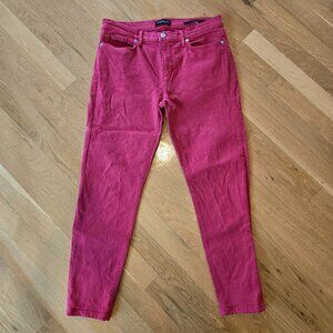 Banana Republic Red Skinny Jean Size 28S